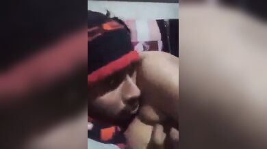 Village Aunty’s Boobs Sucked Lover Blowjob Online