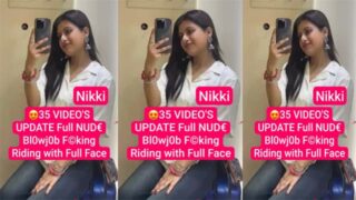 Desi Niharika Aka Nikki Most Riding Blowjob