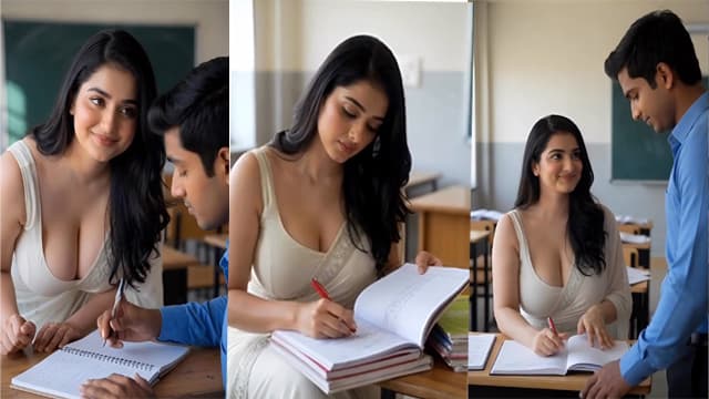 College Big Boobs Tutor Motivates A Student Fucking Video Watch